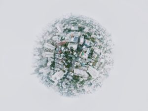 fotografia 360 gradi città